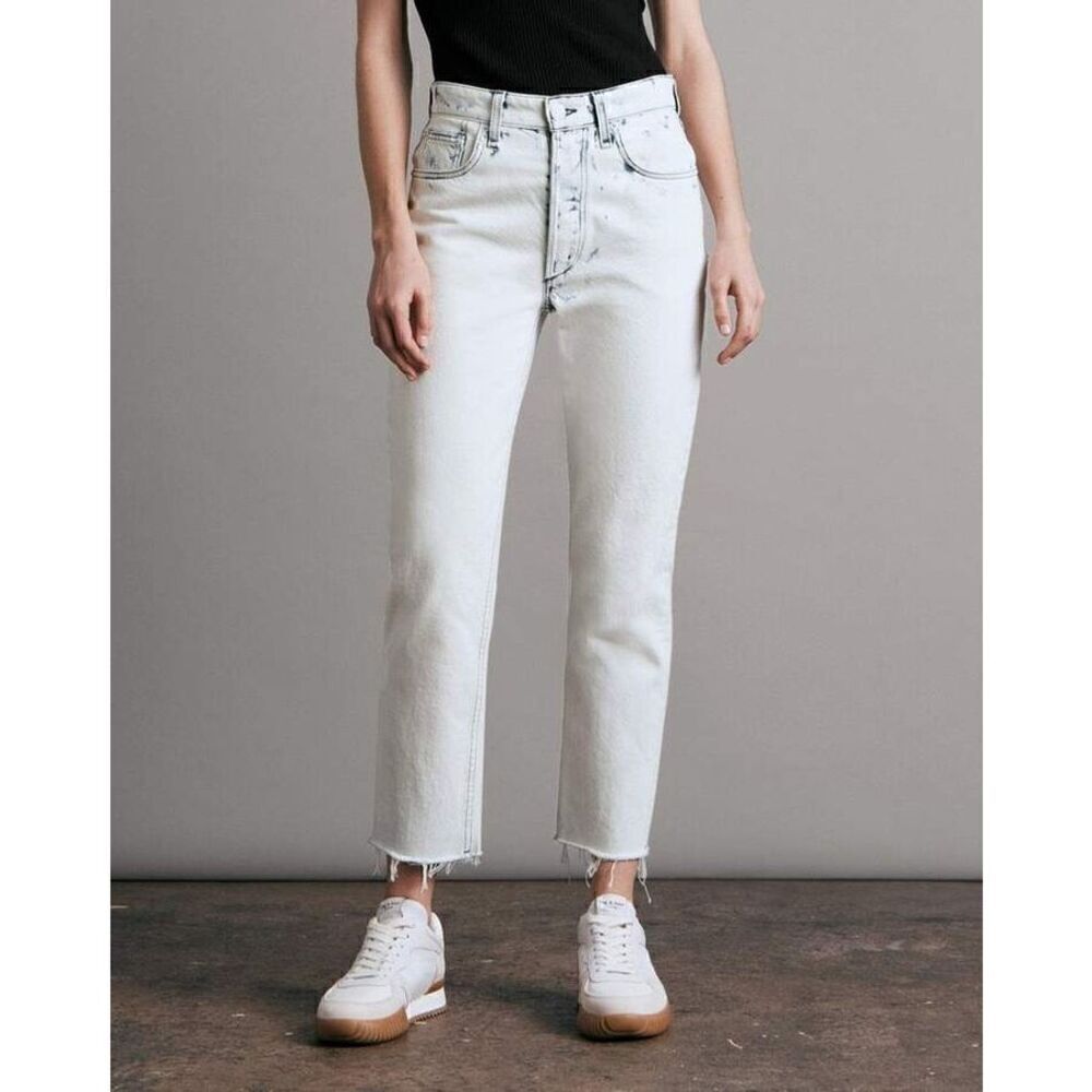 Rag & Bone Nina Cigarette- Half Moon High-Rise Jean Size 26